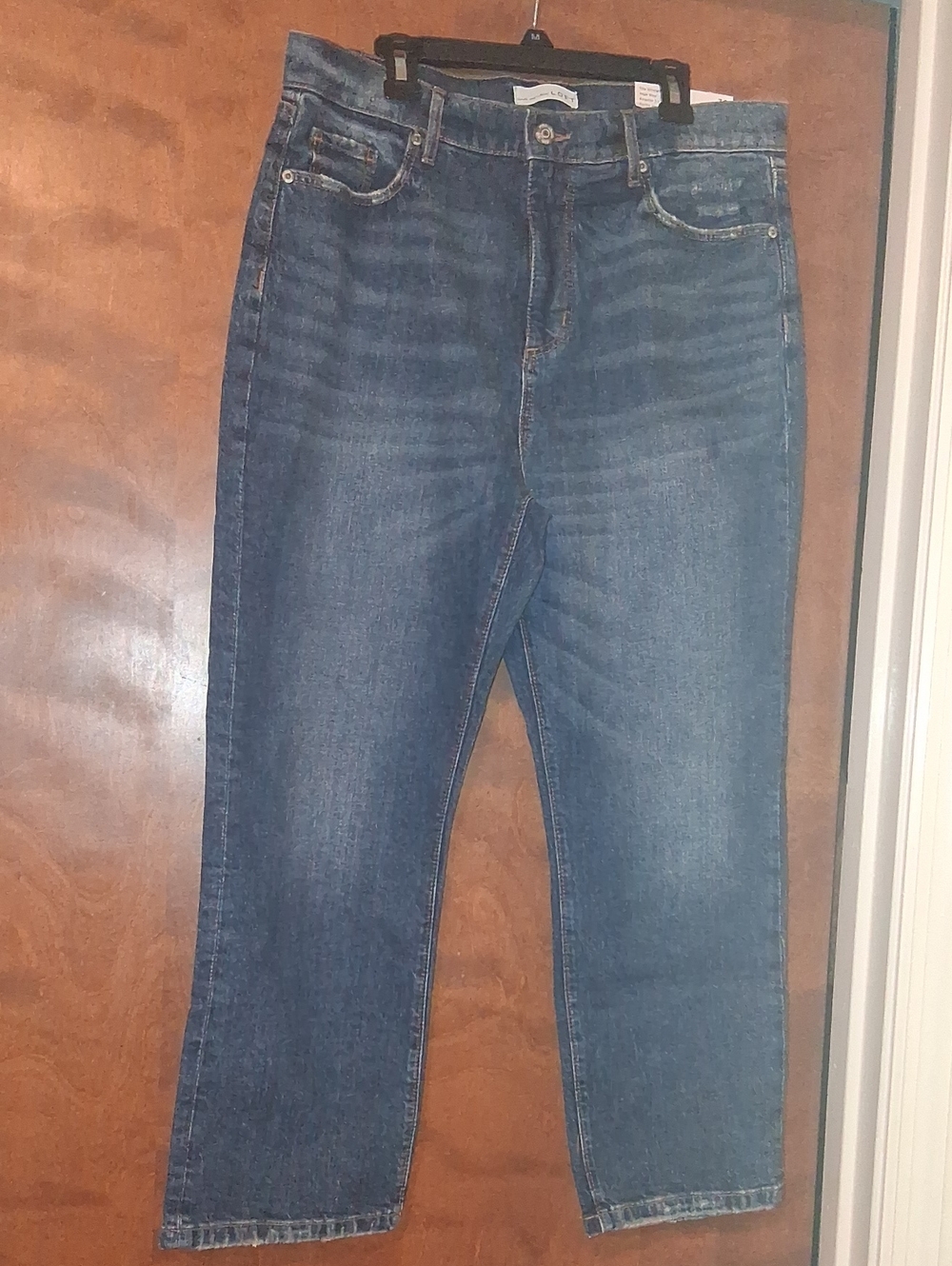 LOFT Medium Blue Straight-Leg Women's Jeans